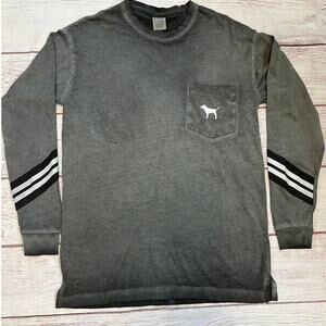 VS PINK Retired Campus Tee Long Sleeve XS